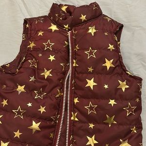 Gold Star puff vest